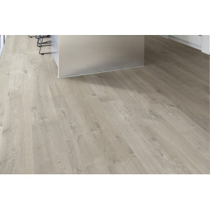 Ламінат Quick-Step Impressive Ultra Дуб м'який сірий, 33 клас, фаска 4v, вологостійкий, 12*190*1380 мм